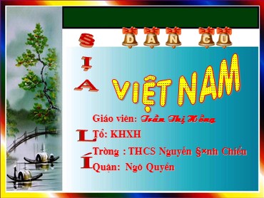 Bài giảng Địa lí 9 - Tiết 1, Bài 1: Cộng đồng các dân tộc Việt Nam - Trần Thị Hồng