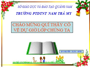 Bài giảng Địa lí 9 - Tiết 30, Bài 25: Vùng duyên hải Nam Trung Bộ - Nguyễn Xuân Minh