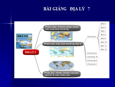 Bài giảng Địa lí Lớp 7 - Tiết 14, Bài 13: Môi trường đới ôn hòa