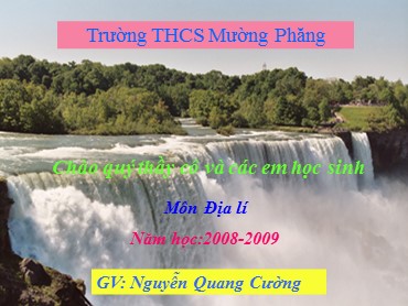 Bài giảng Địa lí Lớp 7 - Tiết 50, Bài 45: Kinh tế Trung và Nam Mĩ (Tiếp theo) - Nguyễn Quang Cường