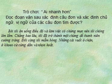 Bài giảng Ngữ văn 6 (Chân trời sáng tạo) - Bài 4: Những trải nghiệm trong đời - Thực hành tiếng Việt