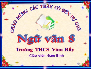Bài giảng Ngữ văn 8 - Tiếng Việt: Câu cầu khiến