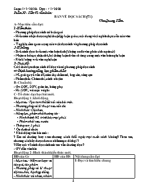 Giáo án Ngữ văn 9 (Công văn 417) - Tuần 20 - Năm 2020-2021