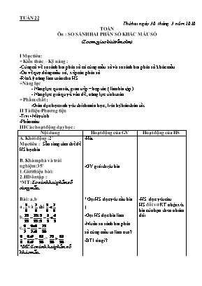 Giáo án các môn Khối 4 - Tuần 22