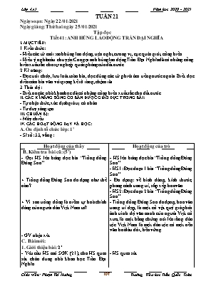 Giáo án điện tử Khối 4 - Tuần 21 - Phạm Thị Hường