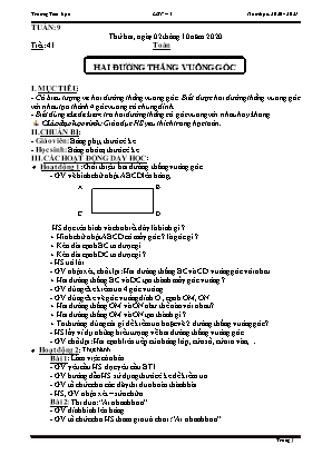 Giáo án điện tử Khối 4 - Tuần 9