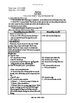 Giáo án điện tử Lớp 4 - Tuần 12 - Bản 2 cột chuẩn kiến thức