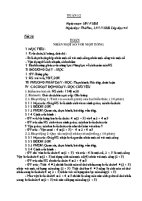 Giáo án điện tử Lớp 4 - Tuần 12