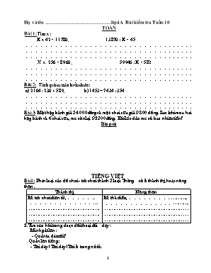 Giáo án điện tử Lớp 4 - Tuần 16