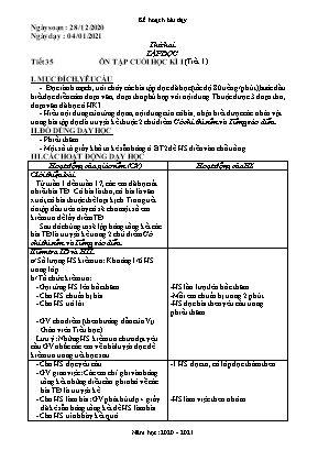 Giáo án điện tử Lớp 4 - Tuần 18