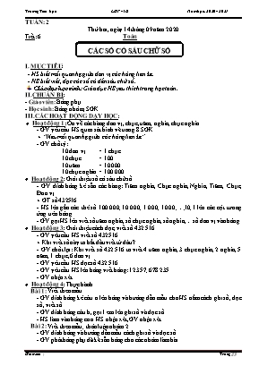 Giáo án điện tử Lớp 4 - Tuần 2 - Bản đẹp