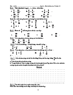 Giáo án điện tử Lớp 4 - Tuần 23