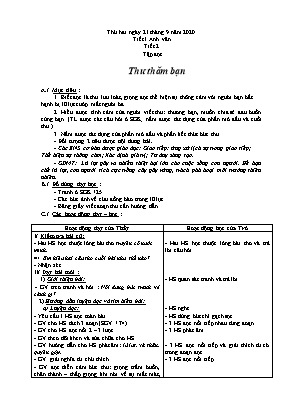 Giáo án điện tử Lớp 4 - Tuần 3 - Bản 2 cột chuẩn kiến thức