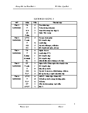 Giáo án điện tử Lớp 4 - Tuần 3 - Trần Ngọc Linh