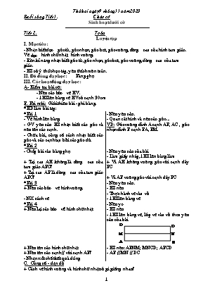 Giáo án Khối 4 - Tuần 10