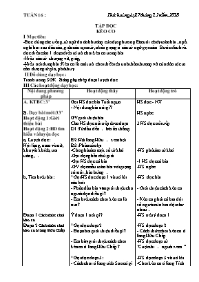 Giáo án Khối 4 - Tuần 16 - Bản đầy đủ