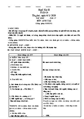 Giáo án Khối 4 - Tuần 19 - Học kì II