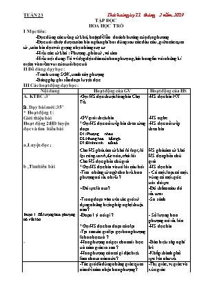 Giáo án Khối 4 - Tuần 23 - Bản đầy đủ