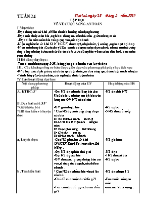 Giáo án Khối 4 - Tuần 24 - Bản đầy đủ