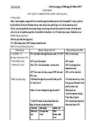 Giáo án Khối 4 - Tuần 28 - Bản đầy đủ