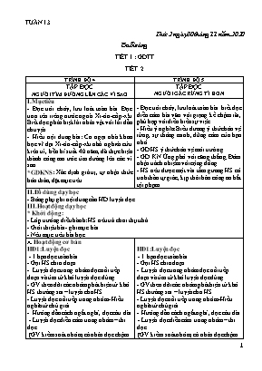 Giáo án Lớp 4 - Tuần 13