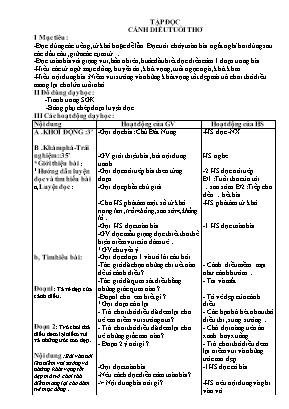 Giáo án Lớp 4 - Tuần 15 - Bản chuẩn kiến thức