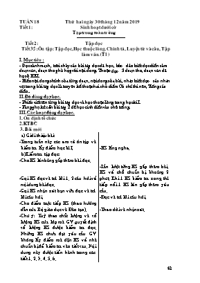 Giáo án Lớp 4 - Tuần 18 (Sáng)