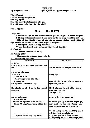 Giáo án Lớp 4 - Tuần 23