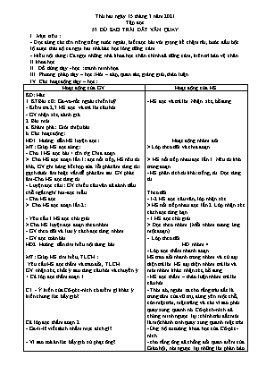 Giáo án Lớp 4 - Tuần 27 - Bản 2 cột