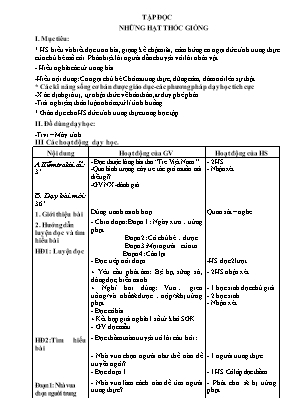 Giáo án Lớp 4 - Tuần 5 - Bản chuẩn kiến thức