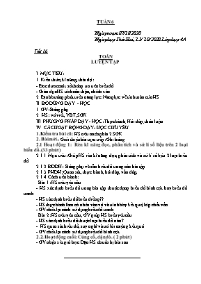 Giáo án Lớp 4 - Tuần 6 - Bản mới