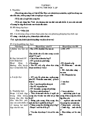 Giáo án Lớp 4 - Tuần 7 - Bản chuẩn kiến thức