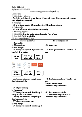 Giáo án Tin học Lớp 4 - Tuần 22