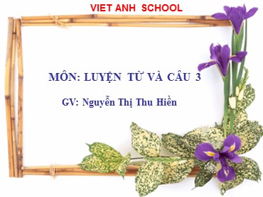 Bài giảng Luyện từ và câu Lớp 3 - Bài: Mở rộng vốn từ: Từ địa phương. Dấu chấm hỏi, dấu chấm than - Nguyễn Thị Thu Hiền