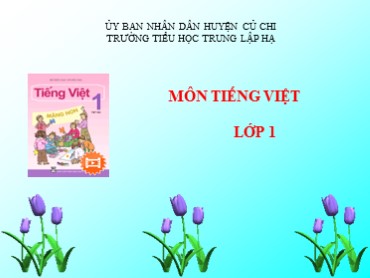 Bài giảng Tiếng Việt Lớp 1 - Tập đọc: Bàn tay mẹ - Năm học 2019-2020 - Trường Tiểu học Trung Lập Hạ
