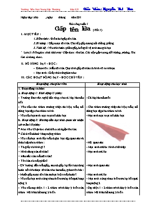 Giáo án cả năm môn Thủ công Lớp 2 - Nguyễn Thị Thu