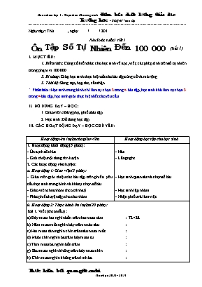 Giáo án cả năm môn Toán Lớp 4