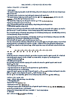 Giáo án dạy thêm môn Toán 6 (Cánh Diều) - Chủ đề 2.1: Tập hợp các số nguyên