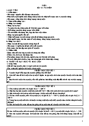 Giáo án Vật lí lớp 11 (Kết nối tri thức) - Bài 21: Tụ điện