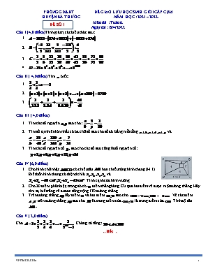 Tổng hợp Đề thi học sinh giỏi Toán 6