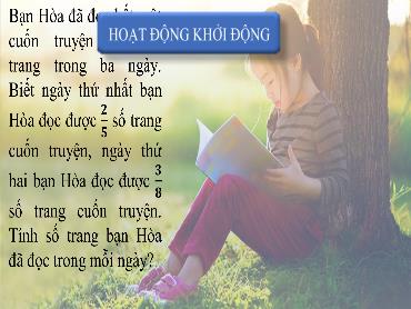 Bài giảng Toán 6 CTST - Chương 5, Bài 6, Tiết 56: Giá trị phân số của một số