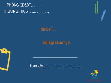 Bài giảng Toán 6 - Ôn tập Chương 2 (Tiết 2) Bài giảng Toán 6 - Ôn tập Chương 2 (Tiết 2)