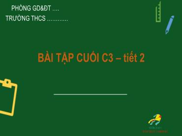 Bài giảng Toán 6 - Ôn tập Chương 3 (Tiết 2)