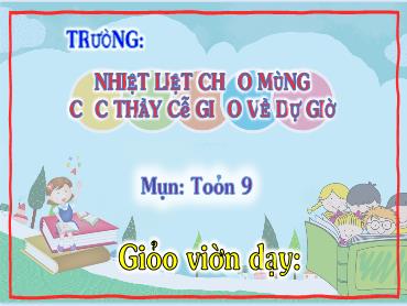 Bài giảng Toán 9 - Chương 3, Bài 4, Tiết 38: Luyện tập: Giải hệ phương trình bằng phương pháp thế