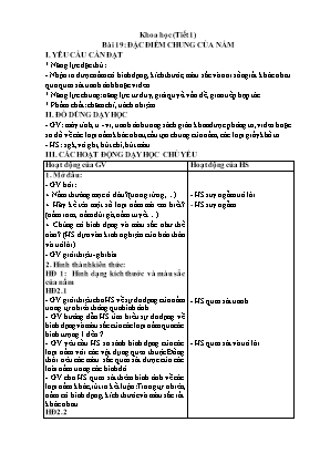 Kế hoạch bài dạy Khoa học 4 - Bài 19, 21, 25: Đặc điểm chung của nấm. Nấm gây hỏng thực phẩm và nấm độc. Một số bệnh liên quan đến dinh dưỡng Kế hoạch bài dạy Khoa học 4 - Bài 19, 21, 25: Đặc điểm chung của nấm. Nấm gây hỏng thực phẩm và nấm độc. Một số bệnh liên quan đến dinh dưỡng