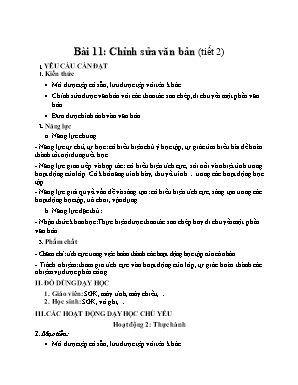 Kế hoạch bài dạy Tin học Lớp 4 KNTT - Bài 11 Tiết 2: Chỉnh sửa văn bản Kế hoạch bài dạy Tin học Lớp 4 KNTT - Bài 11 Tiết 2: Chỉnh sửa văn bản