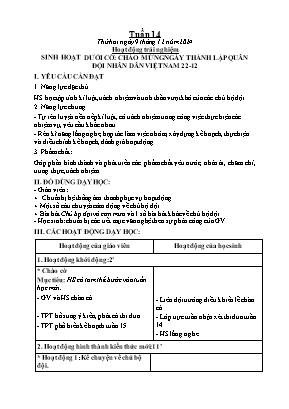 Kế hoạch bài dạy Khối Lớp 1 - Tuần 14 NH 2024-2025 (Nguyễn Thị Thu Hằng)