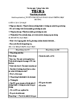 Kế hoạch bài dạy Khối Lớp 2 - Tuần 5 NH 2024-2025 (Phan Thị Hà)