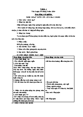 Kế hoạch bài dạy khối Lớp 3 - Tuần 1 NH 2024-2025 (Cao Thị Phương Thảo) Kế hoạch bài dạy khối Lớp 3 - Tuần 1 NH 2024-2025 (Cao Thị Phương Thảo)
