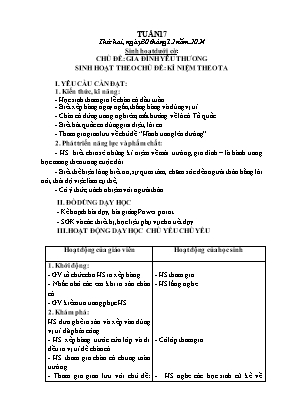 Kế hoạch bài dạy Khối Lớp 3 - Tuần 17 NH 2024-2025 (Lê Thị Thúy Ngân)